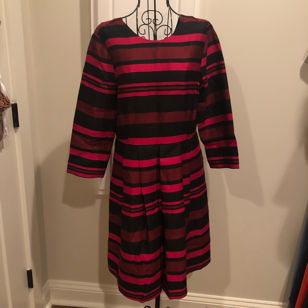 Draper James long sleeve stripe dress